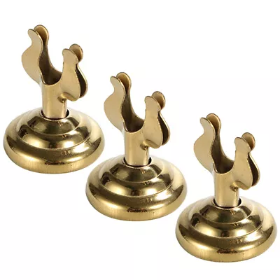 Metal Place Card Holder 3pcs Table Number Stand U Shape Gold-CY • £10.87
