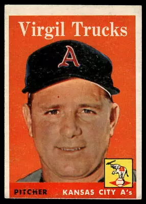 1958 Topps Set-Break #277 Virgil Trucks Kansas City Athletics • $0.99
