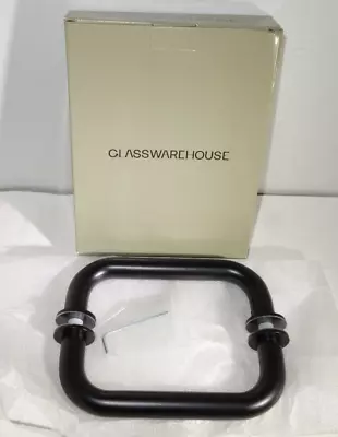 Glass Warehouse Shower Door Handle Matte Black GW-AC-DH-RND-MB • $35