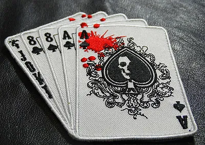 Ace Of Spade Dead Mans Hand Iron On Sew On Patch (MT4W)  • $6.95
