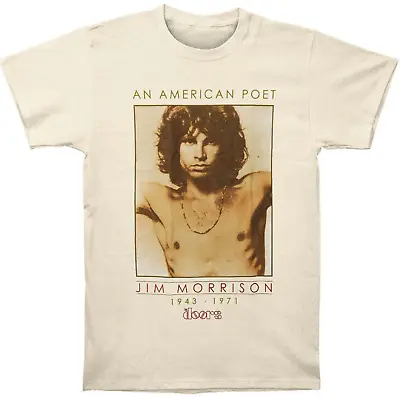 The Doors Jim Morrison American Poet Vintage White T Shirt S-5XL AA225 • $7.95