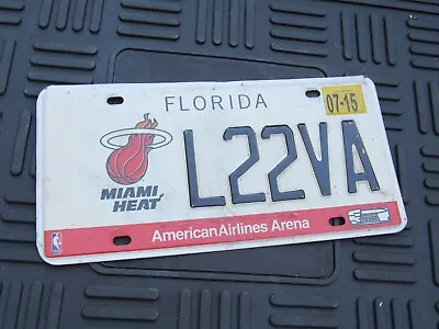 2015 Florida Miami Heat License Plate • $20