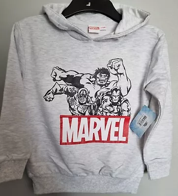 MARVEL AVENGERSLIGHTWEIGHT HOODIE7/89/1010/1112/13yrNEW WITH TAGS • £11.39