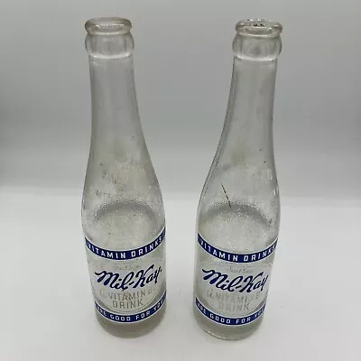 Vintage Mil-Kay Bottles (2) St. Louis MO - Duraglas Mil K BOTL 10 Ounce • $24.99