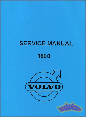 Volvo P1800 Shop Manual Service Repair Book P 1800 Workshop 1961 1968 1966 1967 • $79.95