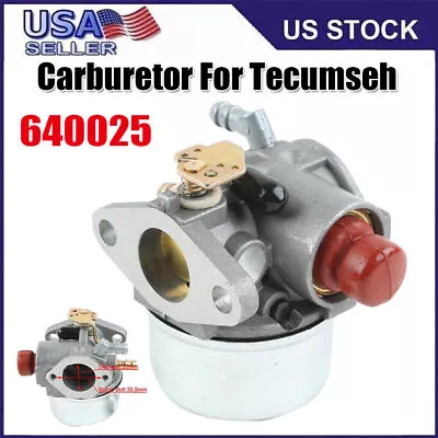 Carburetor Fits For Tecumseh 6HP 6.5HP OHH55 OHH60 OHH65 640025 640025B Engines • $11.99