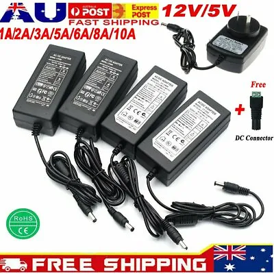 DC 240V TO 12V 5V 24V VOLT 1A 2A 5A 10A Power Supply Transformer Adapter • $16.14