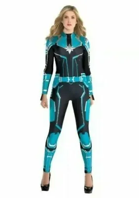 Captain Marvel Starforce Superhero Avenger Ver Halloween Costume Adult S 2-4 • $10