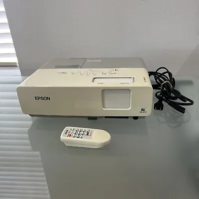 Epson Powerlite 83+ 3LCD EMP-83H Projector - W/ Remote 734 Lamp Hours • $27