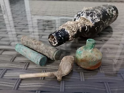 Beautiful Shipwreck Bottle And Other Sea Recovered Items • $49.33
