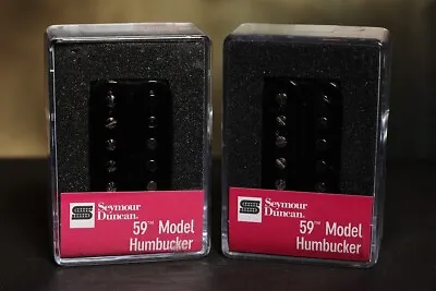 SEYMOUR DUNCAN Vintage Blues Humbucker Pickup Set 4 Conductor BLACK • $218