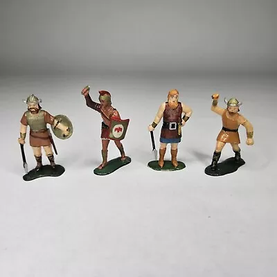 Vintage 1960s Marx Toys Warriors Of The World Vikings Romans Figure Lot • $11.95