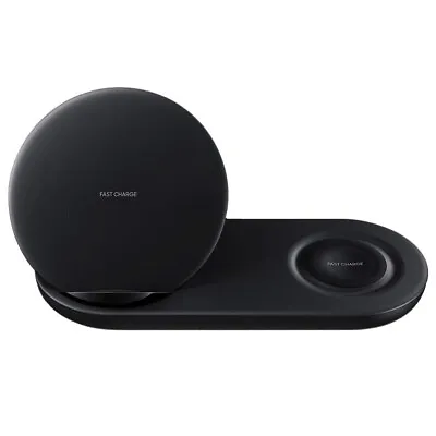 Samsung Wireless Charger DUO Fast Charge Stand & Pad EP-N6100 - Black • $39.95