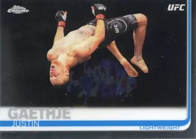 2019 Topps Ufc Chrome Base Justin Gaethje #62 • $3.99