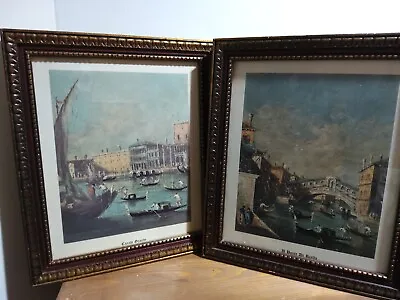 Venice Scene Framed Art Prints *  Il Pointe Di Rialto  &  Canale Grande  • $30
