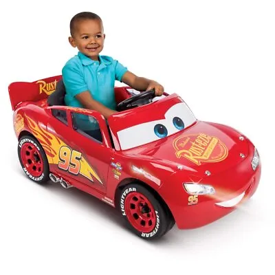 Cars Lightning McQueen Battery-Powered Vehicle W/ Sound Effects Ages 3+ • $199.98
