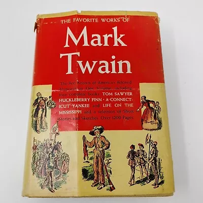 The Favorite Works Of Mark Twain - 1939 Revised Deluxe Ed. HC/DJ Garden City • $19.99