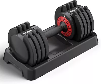 Adjustable Dumbbell 55LB Single Dumbbell 5 In 1 Free Weight 55LB-(1-pc) • $203.99
