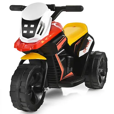 Honey Joy 6V Ride-On Toy Motorcycle Trike 3-Wheel Electric Bicycle W/ Music&Horn • $69.95