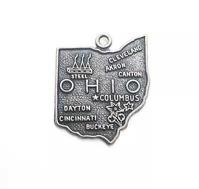 Ohio State Vintage Sterling Silver Bracelet Charm FULLER GEO. H. & SON COMPANY • $11.70
