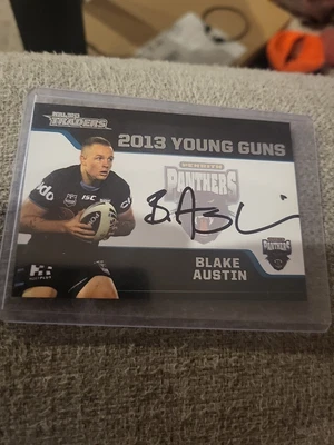 $50 • Buy 2013 Nrl Traders Blake Austin Young Guns Signature Penrith Panthers