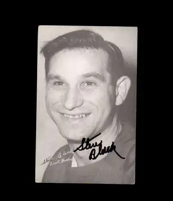 Steve Black Signed JD McCarthy Vintage Postcard 1950`s 60`s Detroit Red Wings Au • $17