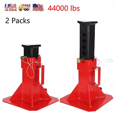 2 Packs Car Jack Stand Heavy Duty Pin Type Adjustable Height With Lock 22 Ton US • $139.99