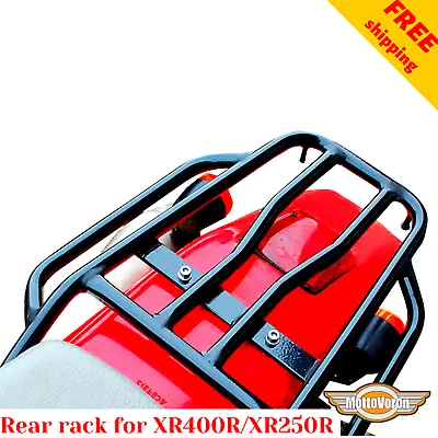 For Honda XR 400 Rear Rack XR 250 R Rear Luggage Rack XR400R Motard XR250 Baja • $132.99