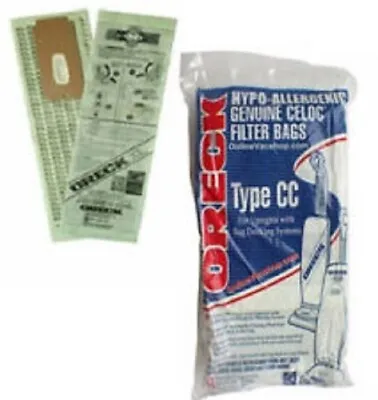 $14.99 • Buy 8-Pack Oreck CC Hypo-Allergenic CELOC Vacuum Filter Bags CC - CCPK8DW NEW