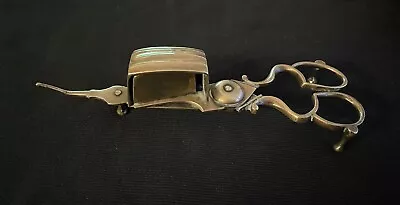 £25 • Buy Antique Brass Victorian Scissor Action Candle Snuffer (circa 1870)