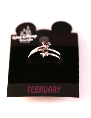 New Walt Disney World February Birthstone Adjustable Ring • $14.95
