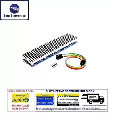 £6.04 • Buy Display LED With MAX7219 Module 4 IN 1 Dot Matrix 8 X 8 Card Serial