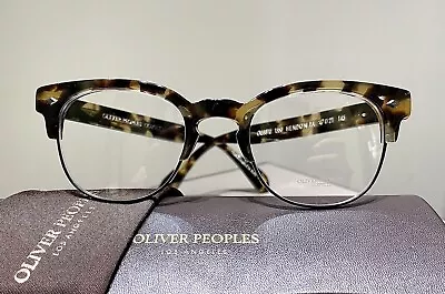 Oliver Peoples Hendon (47-21-145 Handcrafted In Italy Tortoise Colored) • $200