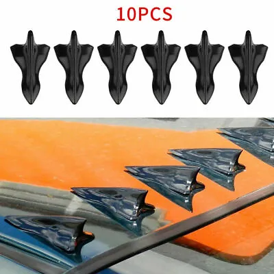 10X Shark Fin Diffuser Vortex Generator Car Wing Roof Spoiler Bumper • $8.99