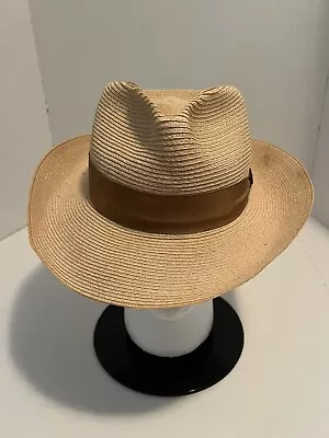 Vintage  Goorin Bros  Samual Taylor Straw Palm Fiber Hat • $40