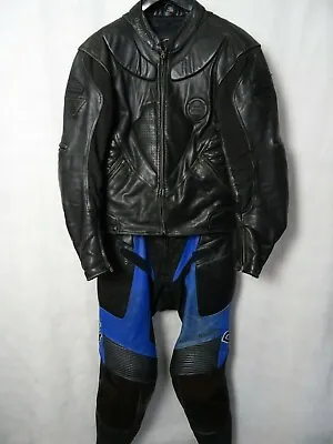 Men's Vintage Hein Gericke 2 Piece Leather Motorcycle Suit 42R W36 L31 • $174.31