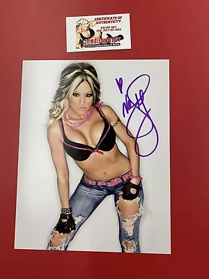 Velvet Sky AUTOGRAPHED 8x10 TNA Impact Wrestling With Zombie Hideout Store COA • $24.99