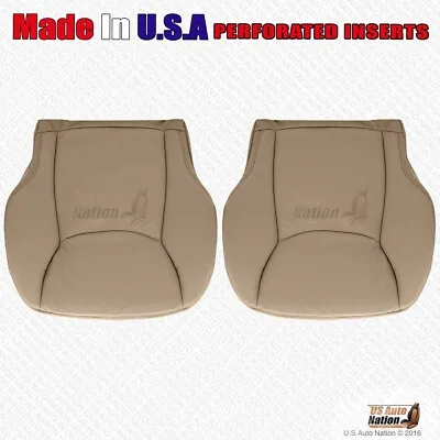 2004 2005 2006 Mercedes Benz S430 S500 S600 Front Bottoms Perf Leather Cover Tan • $313.02