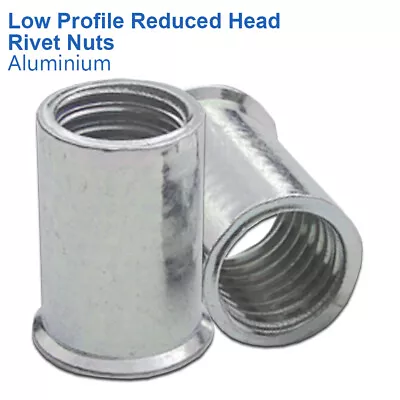 £2.09 • Buy M8 - 8mm ALUMINIUM RIVNUTS THREADED BLIND RIVET NUTS OPEN END NUT INSERT NUTSERT