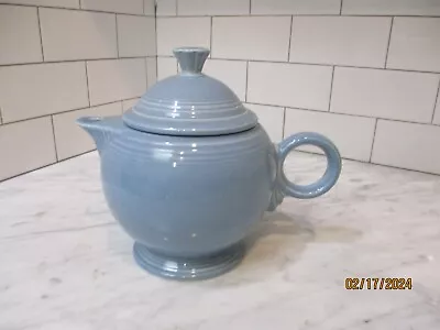 Vintage Fiesta Homer Laughlin Periwinkle Lidded Teapot Rings 1980s 32 Ounces • $29.99