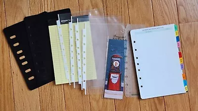 Franklin Covey Classic Day-Timer Desk Pockets Dividers 7-ring Refill Lot 10 • $7.50