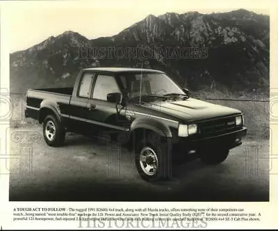 1990 Press Photo Mazda B2600i 4x4 SE 5 Cab Plus Pick Up Truck - Tux12957 • $9.99