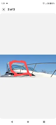 $450 • Buy Starboard Curved Glass Windshield Panel Only!! Off 95 Wellcraft 2700 Martinique