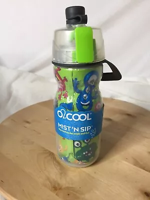 Sports Water Bottle  By O2COOL Mist N Sip MISTING 2-in-1 12 Ounces Monsters • $9.99