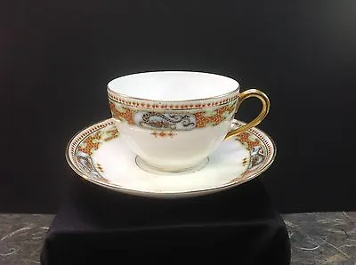 T.V. Limoges Porcelain Tea Cup & Saucer Set • $25