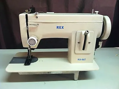 Rex 607 Leather Portable Upholstery Walkingfoot Heavy Duty Sewing Machine   • $390