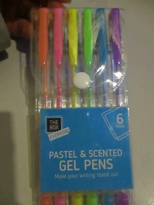 £3 • Buy Pastel & Scented Gel Pens 6pk