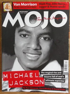 MOJO Magazine December 2001 Michael Jackson Oasis Black Flag Van Morrison • $4.61