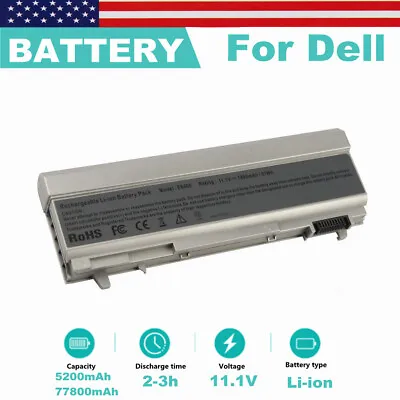 Battery For Dell Latitude E6400 E6410 E6500 E6510 PT434 MP303 4M529 W1193  • $15.99