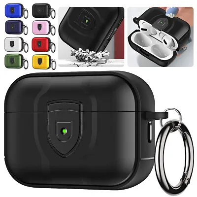 $11.93 • Buy Shockproof Armor Protective Case Keychain Cover For Apple Airpods Pro 1/2/3 2022